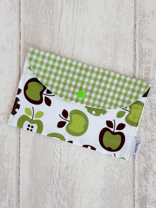 Pochette maternelle serviette Pommes Vertes Creacoton